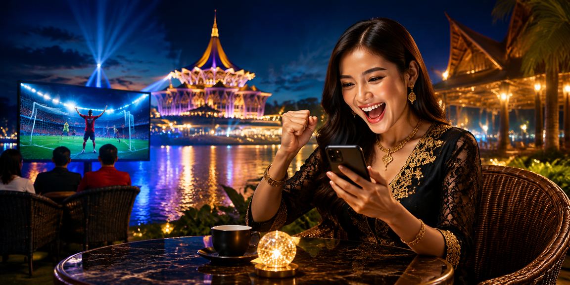 Suasana permainan Baccarat VIP dengan dealer langsung di Sarawak